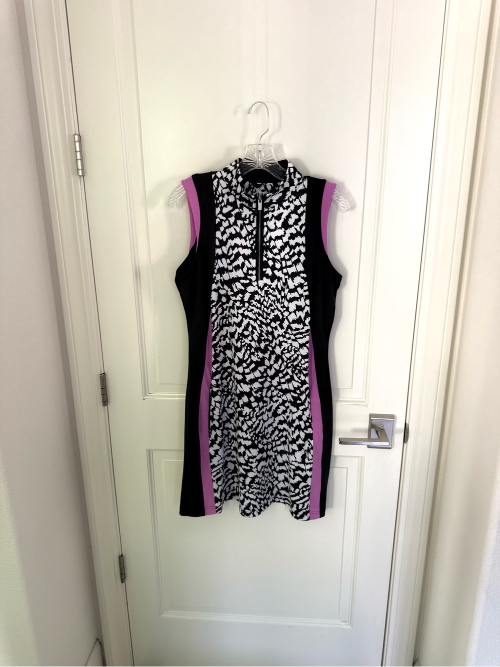 Tail Animal Print Tennis Golf Pickleball Dress Sleeveless Athletic Dress Medium